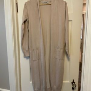 Long cardigan/duster sweater